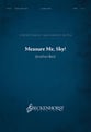 Measure Me, Sky! SATB choral sheet music cover